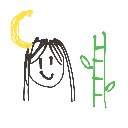 れいな の絵: かぐやひめ