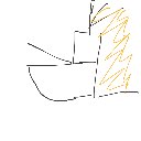 きのゆき の絵: といれ