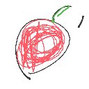 つもり の絵: りんご
