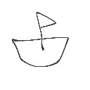 まこ の絵: ふね