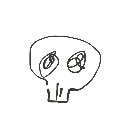 れっぱん の絵: ずがいこつ