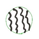 ゆうが の絵: すいか