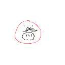 北ですね の絵: だるま