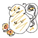 さやさや の絵: りす