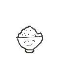 とり の絵: ごまめし
