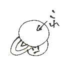 みう の絵: ぼうし