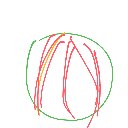 感染ニキビ。やま の絵: すいか