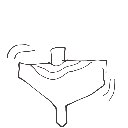 ? の絵: こま