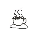 くっきー症候群 の絵: こーひー