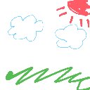 たなか の絵: はれ