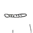 ? の絵: みみず
