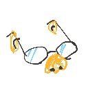 ゆうき の絵: めがね