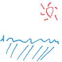れれれ の絵: うみ