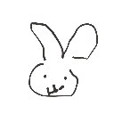 コウジ の絵: うさぎ