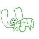 西琢賢斗 の絵: かめ