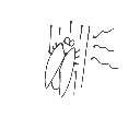 ひややつ の絵: みんみんぜみ