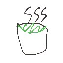 たまき の絵: ゆのみ