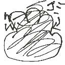 かい の絵: ごみ