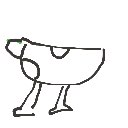ちーずる の絵: うし