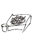 ほのか の絵: そば
