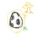 はげまっちょ の絵: うずらのたまご