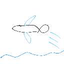 サカナでやんす の絵: とびうお