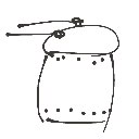 ちおん の絵: たいこ