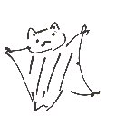 ぶーちゃん🐖 の絵: ももんが