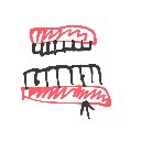 おれ の絵: はぐき