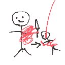 あち の絵: ししゃ