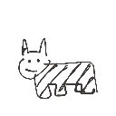 さえら の絵: しまうま