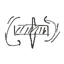 けん の絵: こま
