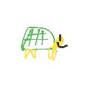 やす の絵: かめ