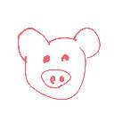 とうや の絵: ぶた