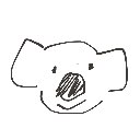 くろ の絵: こあら