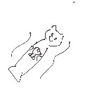 りん の絵: らっこ