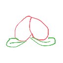 ゆら の絵: もも