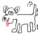 ぐぐ の絵: いぬ