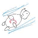 すー の絵: らっこ