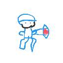戦犯マン の絵: ろっくおとこ