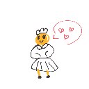 田中正造のひ孫 の絵: めいど