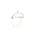 どっこい荒木田 の絵: どんぐり