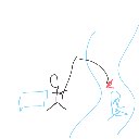どっこい荒木田 の絵: つり