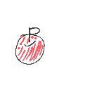 ひびき の絵: りんご