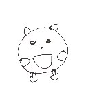 ぎんちゃん の絵: らっきー