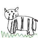 さやさや の絵: しまうま