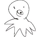 さーびんごりら の絵: ゆでたこ