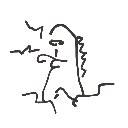 あき の絵: ごじら
