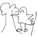 天才 の絵: きつつき