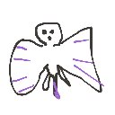 ゆう の絵: こうもり